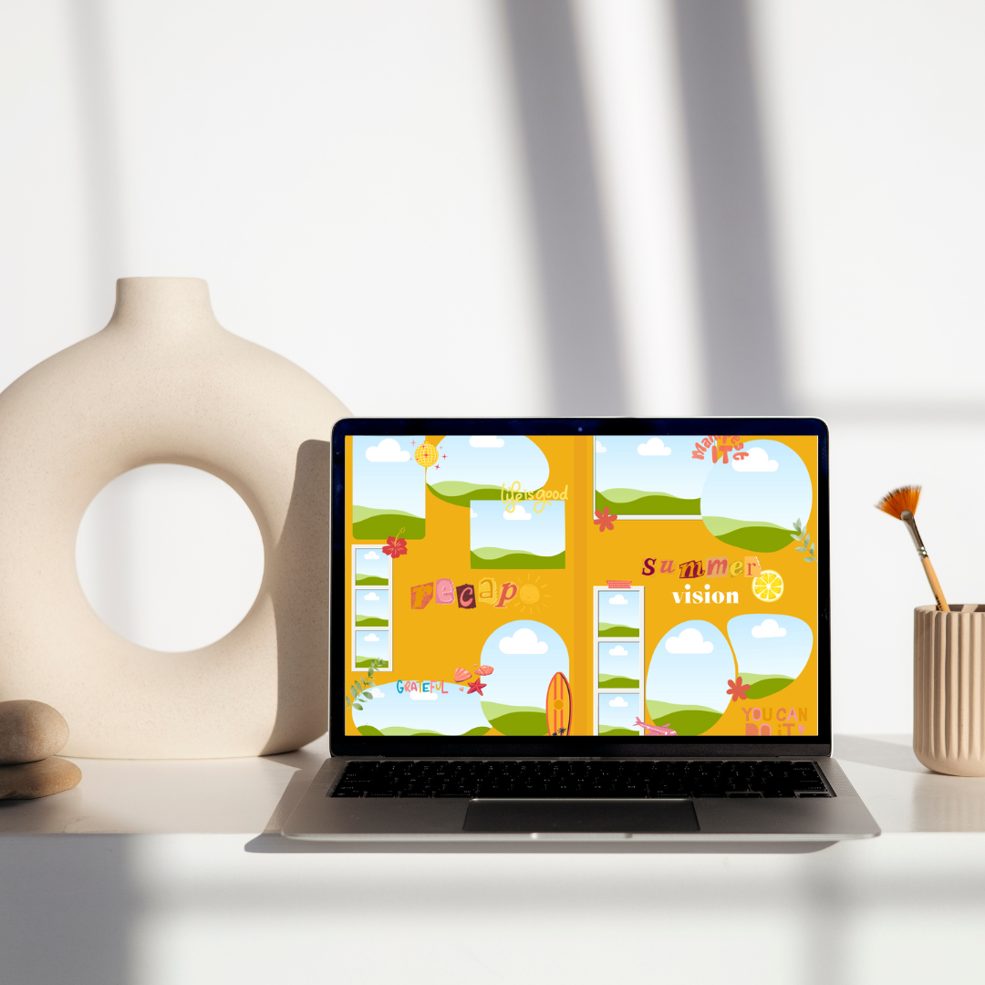 Carnet de visualisation - édition summer ☀️ orange