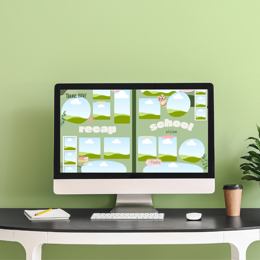 Carnet de visualisation - édition back to shcool 🎓 verte