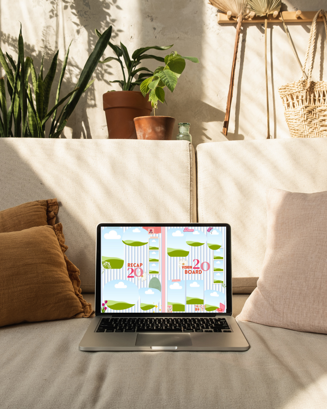 Carnet de visualisation rayé