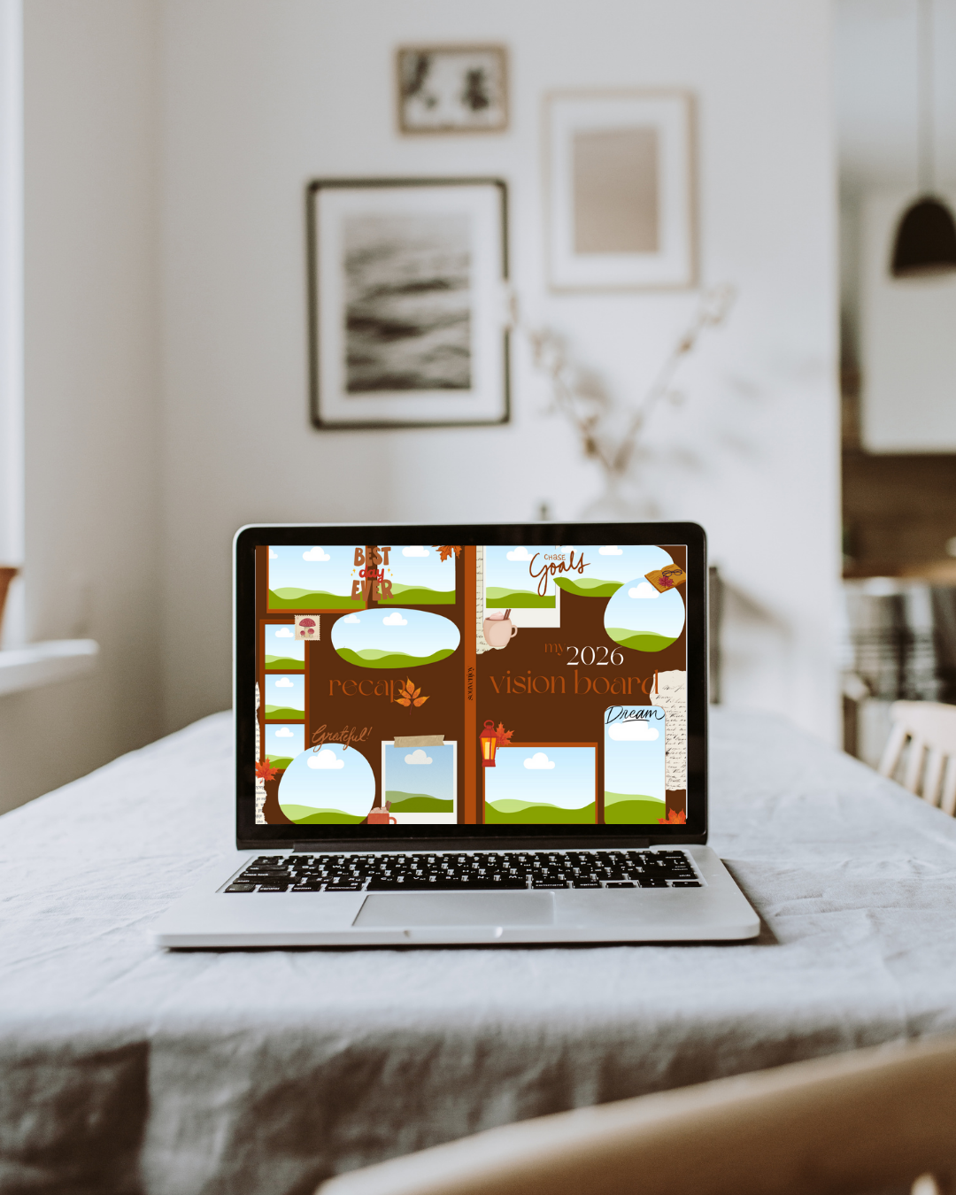 Carnet de visualisation marron