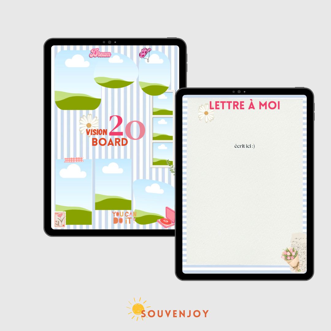 Carnet de visualisation rayé