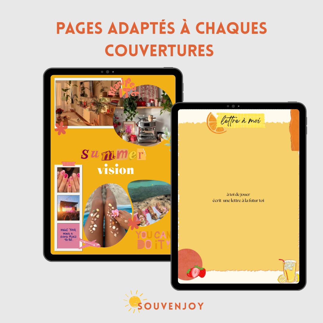 Carnet de visualisation - édition summer ☀️ orange